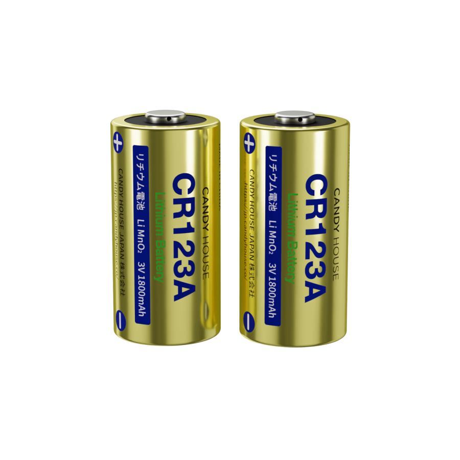 セサミ/タッチPro/サイクル共通】高容量1800mAhのCR123A 電池