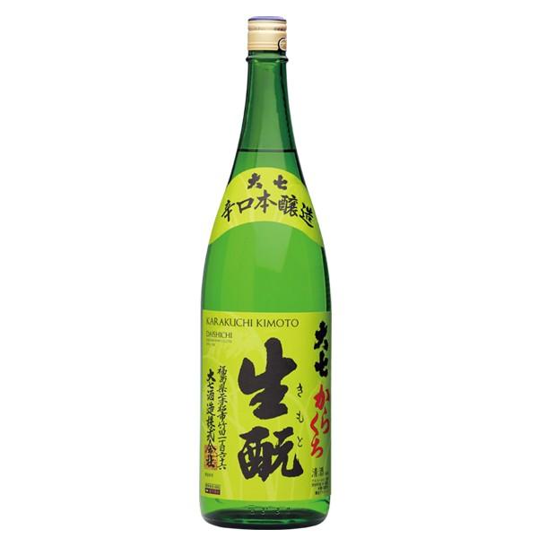 大七　辛口生もと　本醸造　1.8L | 