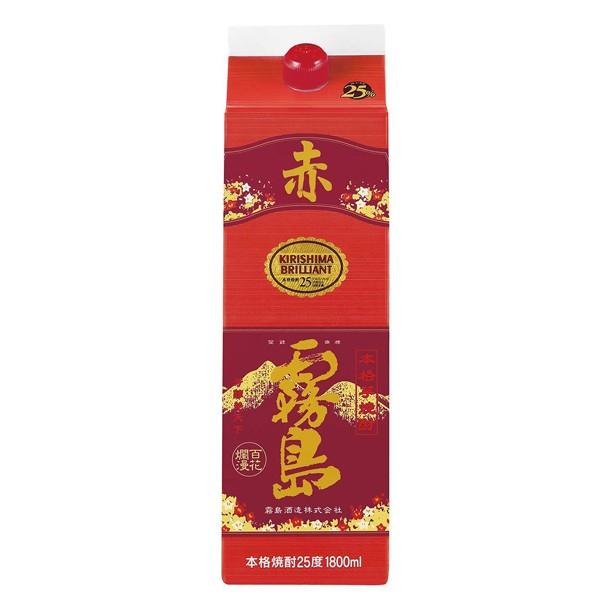 霧島酒造 赤霧島 25度　芋焼酎 1800mlパック | 