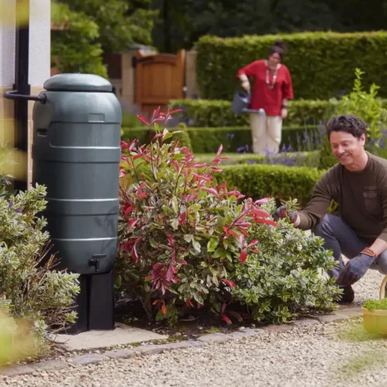 雨水タンク ハーコスター 100L （本体・集水器・スタンド