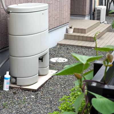 雨水タンク レインセラー200L 自作 補助金 おしゃれ 設置 diy 簡単 雨水貯留タンク 助成金の画像