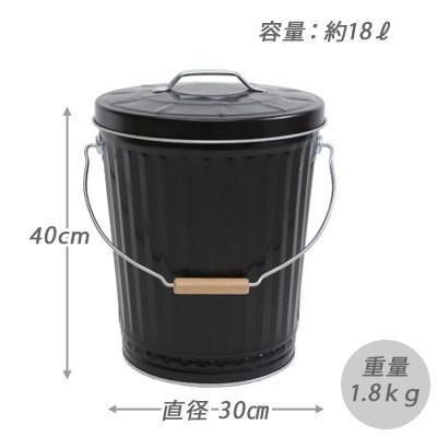 灰入れ バケツ 薪ストーブ 灰入れバケツ おしゃれ 蓋付き HBM22
