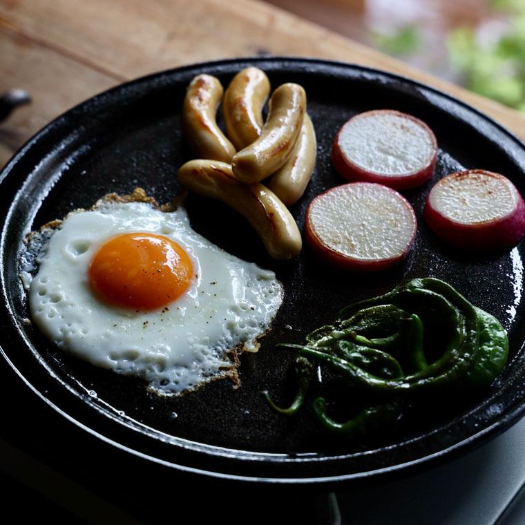 ピザパン プライパン 鉄 ハンドルセット 取っ手が取れる 薪ストーブ