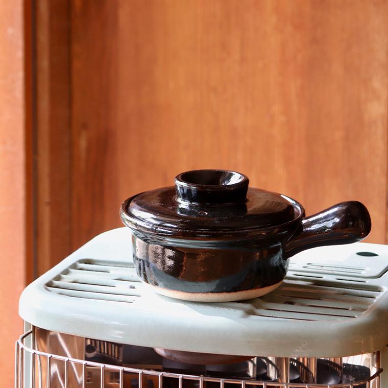 鍋 土鍋 片手雑炊鍋 耐熱 一人用 陶器 離乳食 直火 TOJIKITONYA