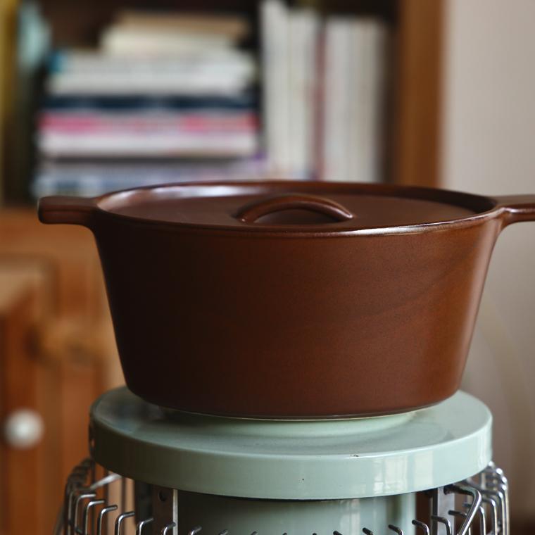 鍋 コッタ オーバルキャセロール 4th market 土鍋 おしゃれ 両手鍋