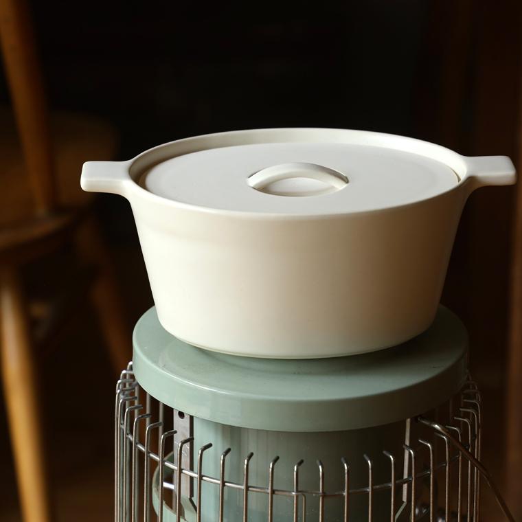 鍋 コッタ オーバルキャセロール 4th market 土鍋 おしゃれ 両手鍋