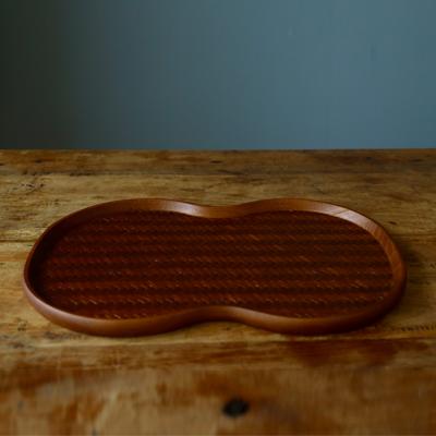 木製 トレー おしゃれ 網代トレイ 公長齋小菅 まゆ盆 小 膳 盆 竹製