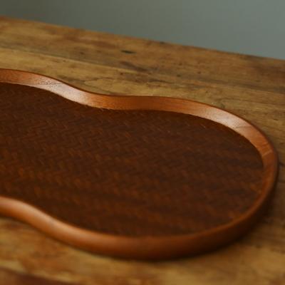 木製 トレー おしゃれ 網代トレイ 公長齋小菅 まゆ盆 小 膳 盆