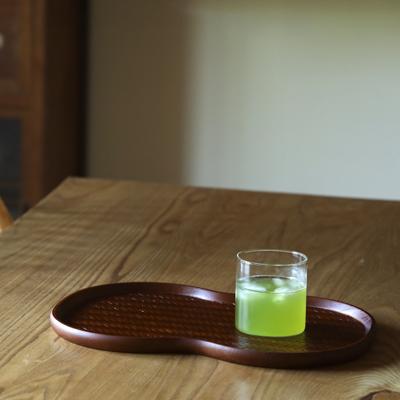 木製 トレー おしゃれ 網代トレイ 公長齋小菅 まゆ盆 小 膳 盆 竹製