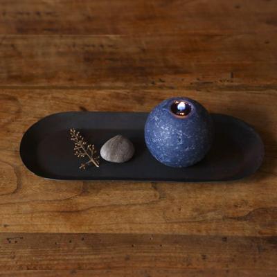 トレイ OVAL TRAY （L） おしゃれ アンティーク アイアン製