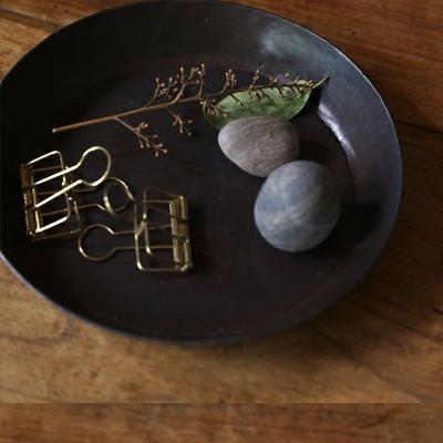 トレイ ROUND TRAY （M） おしゃれ アンティーク アイアン製