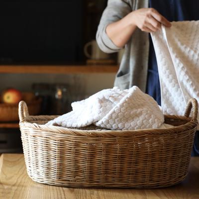 洗濯かご Mサイズ 松野屋 ラタン かご おしゃれ 洗濯カゴ 収納 収納