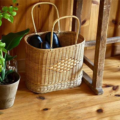 手提げかご 松野屋 ラタン かご カゴ かごバッグ カゴバッグ