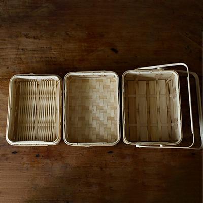 竹かご 白竹の弁当かご 2段 長方形 竹籠 弁当箱 竹カゴ 竹籠弁当 竹かご 白竹の弁当かご 2段 長方形 竹籠 弁当箱 竹カゴ 竹籠弁当