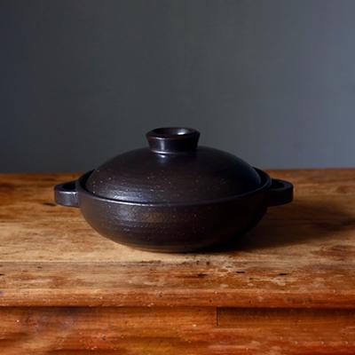 土鍋 浅がた土鍋 萬古焼 7.5号 二人用 おしゃれ 日本製 味噌煮込み