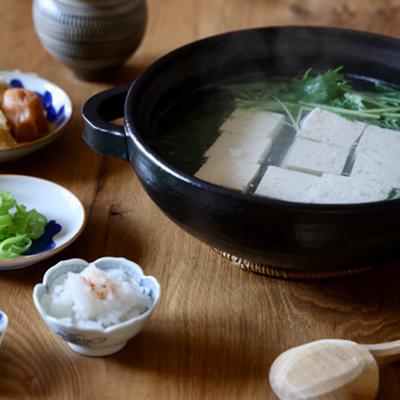 土鍋 浅がた土鍋 萬古焼 7.5号 二人用 おしゃれ 日本製 味噌煮込み