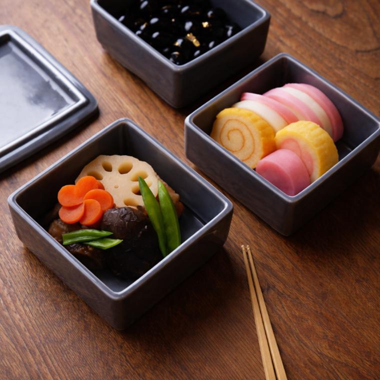 重箱 LISSE 陶の三段重 オシャレ 陶器 おしゃれ 3段 モダン お重箱