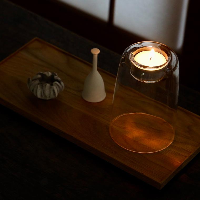 キャンドルホルダー Glass Candle Holder 120mm ガラス おしゃれ 家