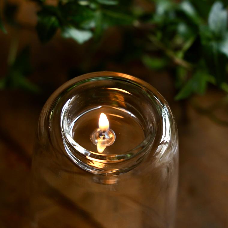 キャンドルホルダー Glass Candle Holder 120mm ガラス おしゃれ 家