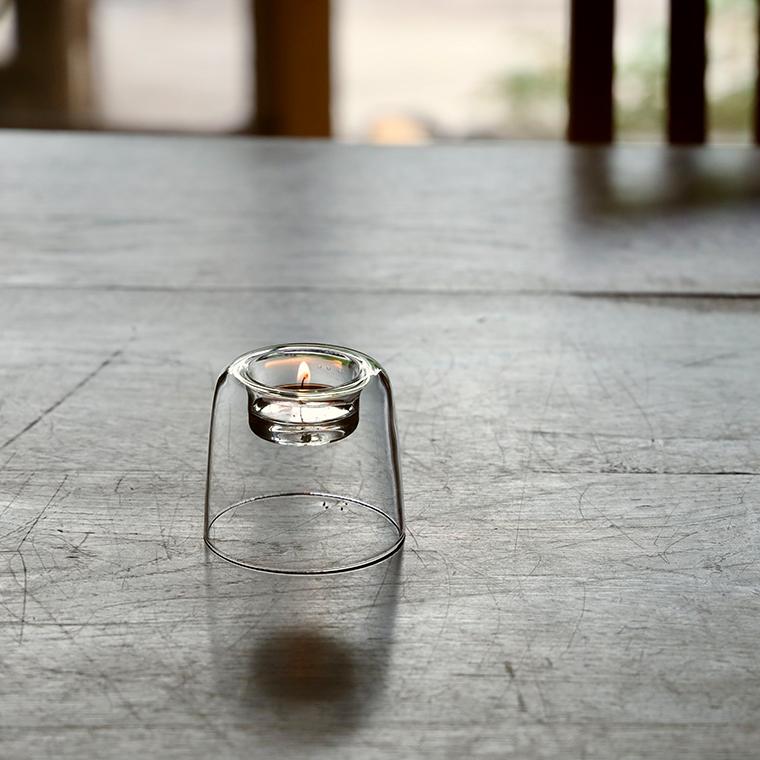 キャンドルホルダー Glass Candle Holder 70mm ガラス おしゃれ 家