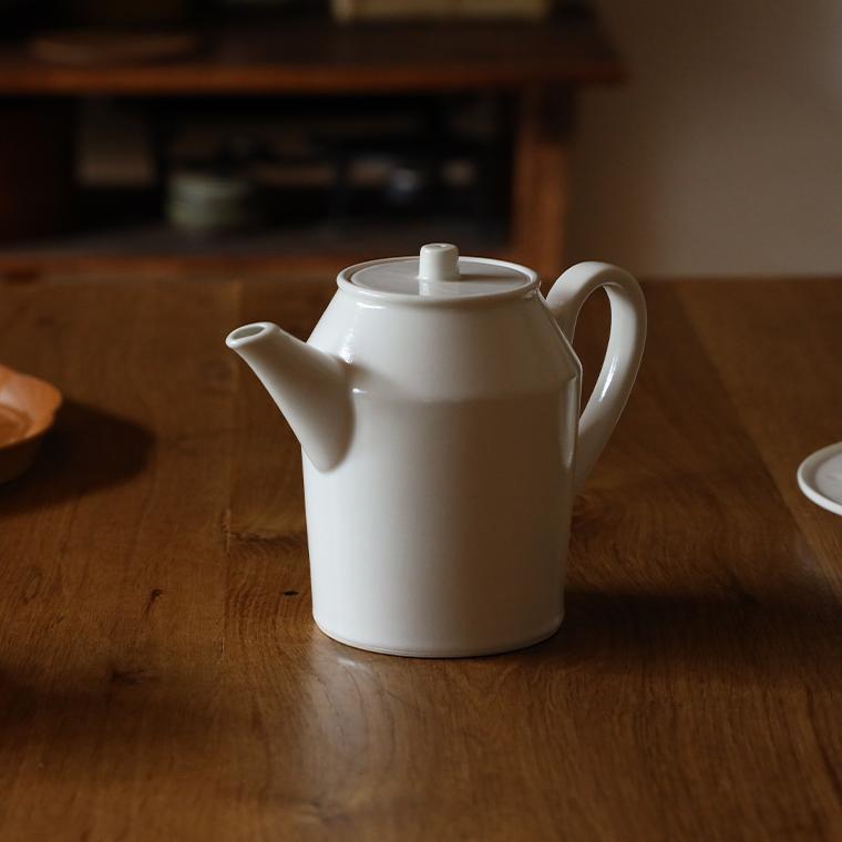 ティーポット リップ 陶器 おしゃれ ブランド 白 ポット 保温 コーヒー