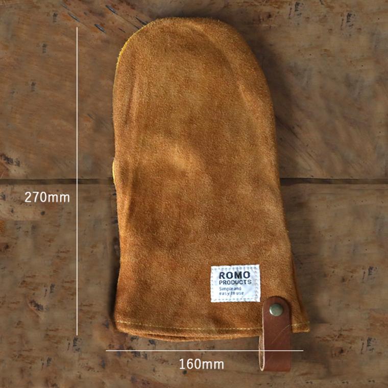 鍋つかみ レザーミトン M おしゃれ 耐熱 なべつかみ ミトン キャンプ