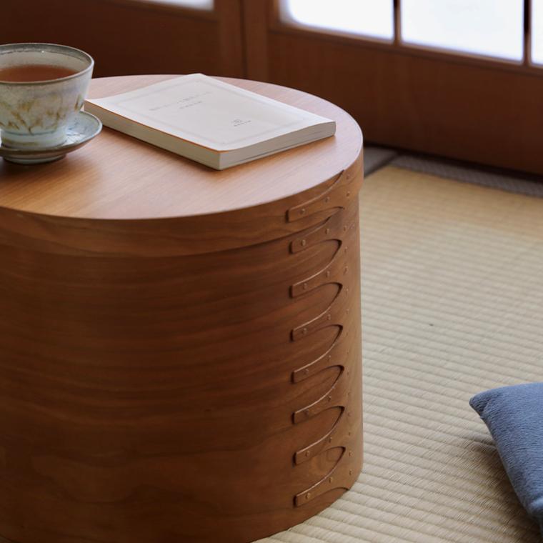 収納ボックス シェーカーボックス ラウンド Lサイズ フタ付き おしゃれ