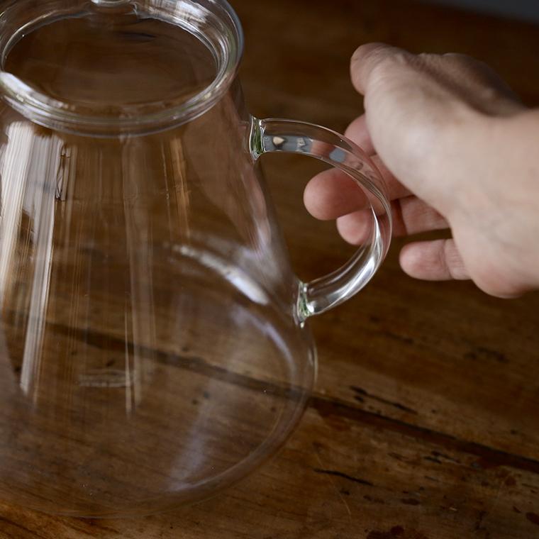 ティーポット 直火ガラス POUR OVER KANNE 1.2L ガラス おしゃれ