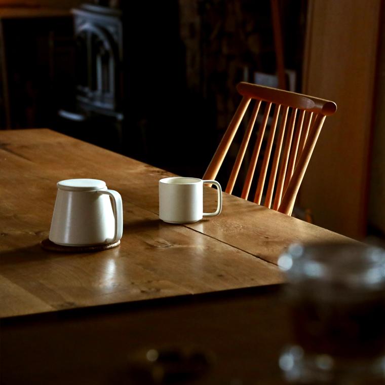 ティーポット 双重（ふたえ） 陶器 【 ジャグ 】 白 おしゃれ 直火