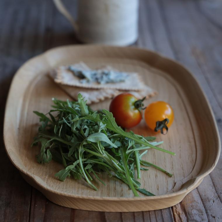 トレー 長木瓜盆 木製 おしゃれ お盆 小物 トレイ おぼん 木製トレー