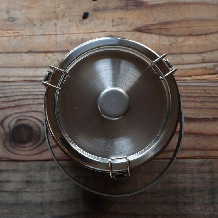 仔犬印（KOINU） 【 新タイプ 】保存容器 給食缶ミニ ステンレス 密閉