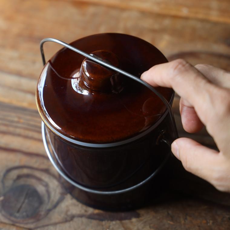 studio m'（スタジオエム） キャニスター 陶器 コーヒー 保存容器 蓋