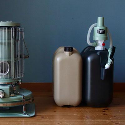 灯油タンク The Genie Tank (ジィニータンク) 18L 1個 灯油ポンプ