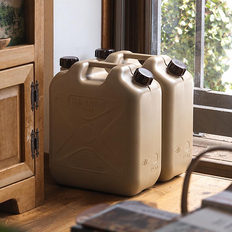 灯油タンク The Genie Tank (ジィニータンク) 18L 【 お得な 2個セット