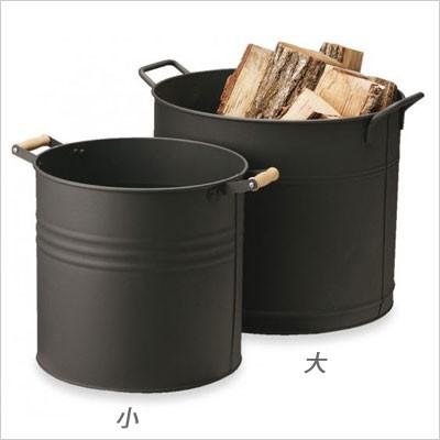 コンテナ ラウンドウッドストッカー 大サイズ AM254 薪 薪入れ