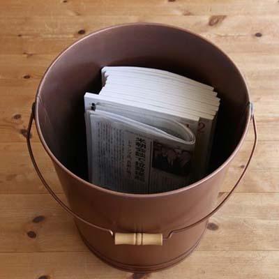 灰バケツ】アラスメタル アンティークアッシュコンテナ(大） 102526