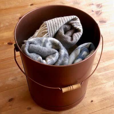 灰バケツ】アラスメタル アンティークアッシュコンテナ(大） 102526