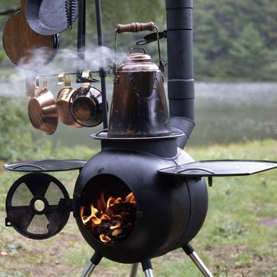 FIRESIDE 薪ストーブ アウトドア OZpig オージーピッグ キャンプ 煙突 