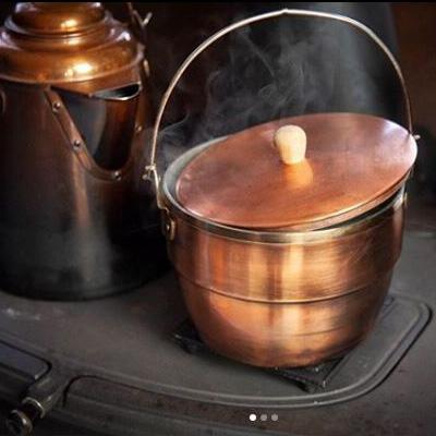 FIRESIDE 鍋 コッパーオークポット 86236 銅製 薪ストーブ