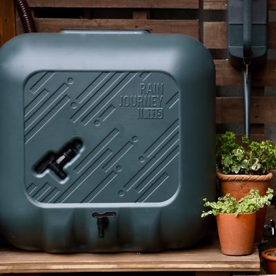 雨水タンク レインジャーニー 115リットル おしゃれ 集水器 自作 簡単