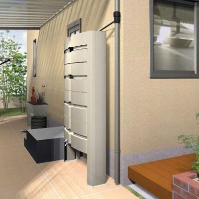 雨水タンク レインキーパーP1型（容量500L・埋込式） 自作 補助金 おしゃれ 設置 diy 簡単 雨水貯留タンク 助成金 | ブランド登録なし | 02