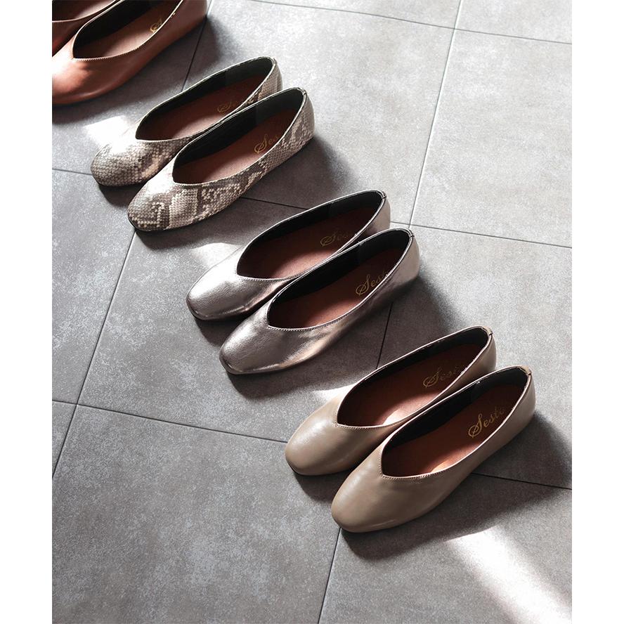 送料無料 フラットシューズ バレエシューズ レディース パンプス 痛くない 02 Df Drp506 Sesto Begin At Kobe 通販 Yahoo ショッピング