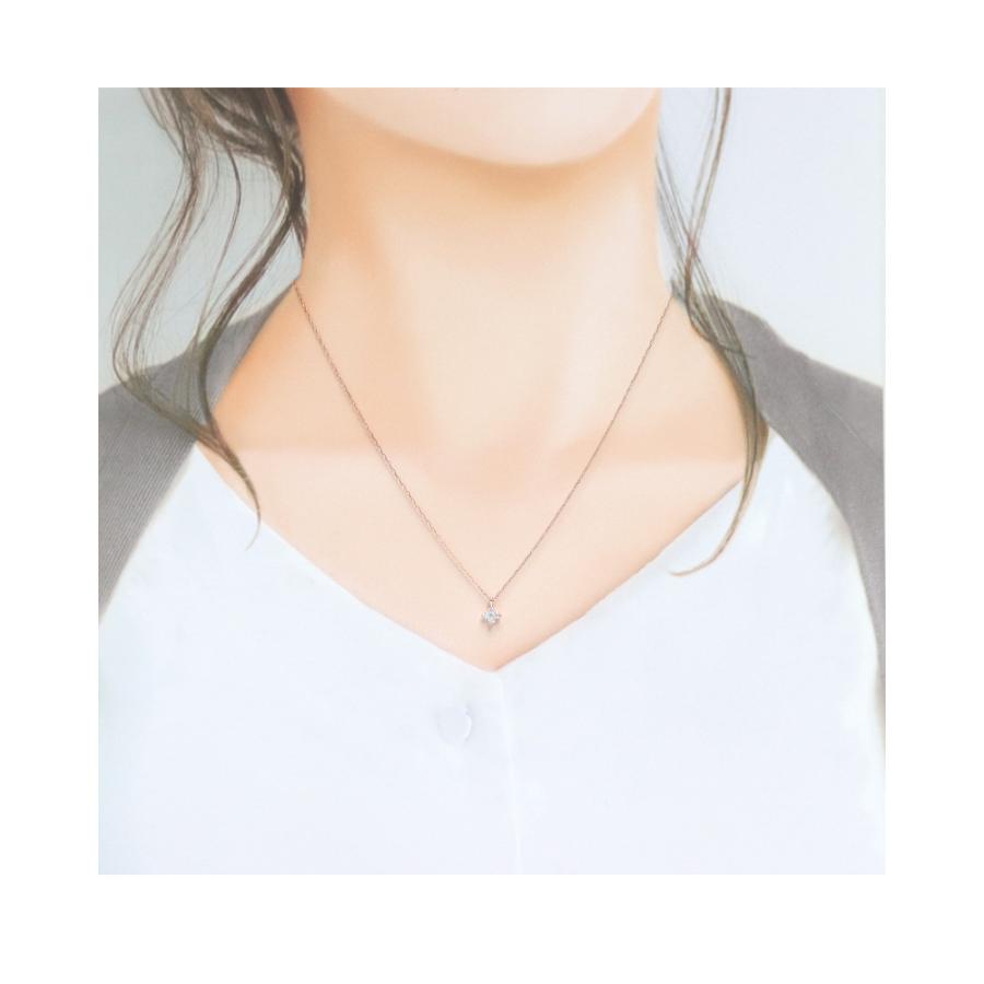 4°c ネックレス ヨンドシー 4℃ フラワーモチーフネックレス ペンダント 4ドシー 4度 4c プレゼント アクセサリー ジュエリー K10ピンクゴールド クリスマス ネックレス 0mm