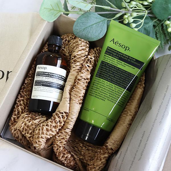 【最終値下げ】Aesop＊ボディケア3点セット Aesop（イソップ） ゼラニウム ボディケア 3点セット スクラブ・バーム