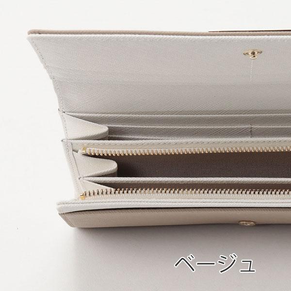 agnes b.（アニエスベー） かぶせ長財布 牛革 財布 レザー メンズ