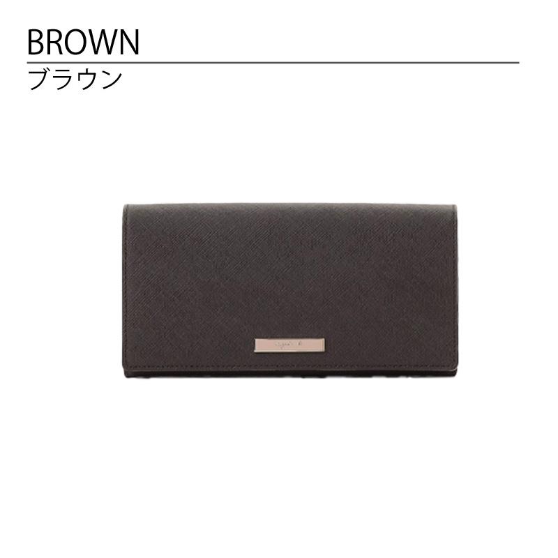 agnes b.（アニエスベー） かぶせ長財布 牛革 財布 レザー メンズ