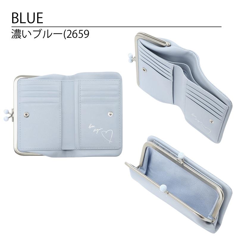 アニエスベー 財布 レディース レザー がま口 ウォレット 