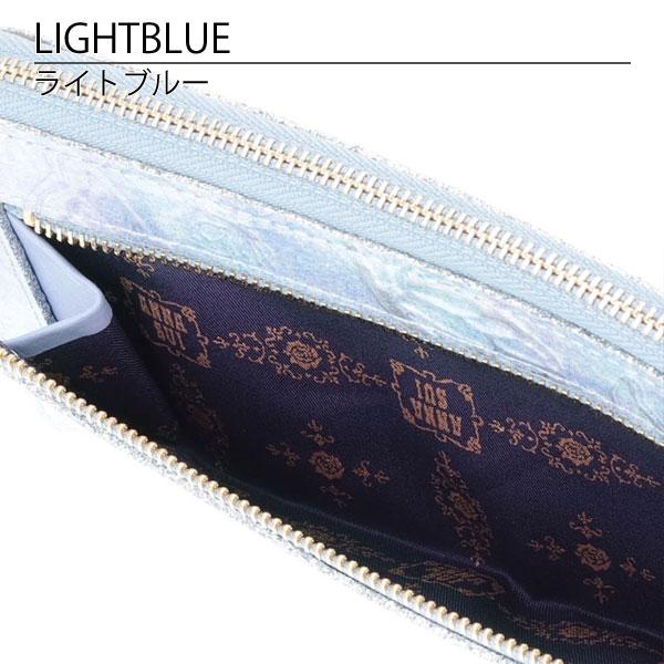 ANNA SUI（アナスイ） パピヨン 財布 ファスナー薄マチ長財布 ギフト