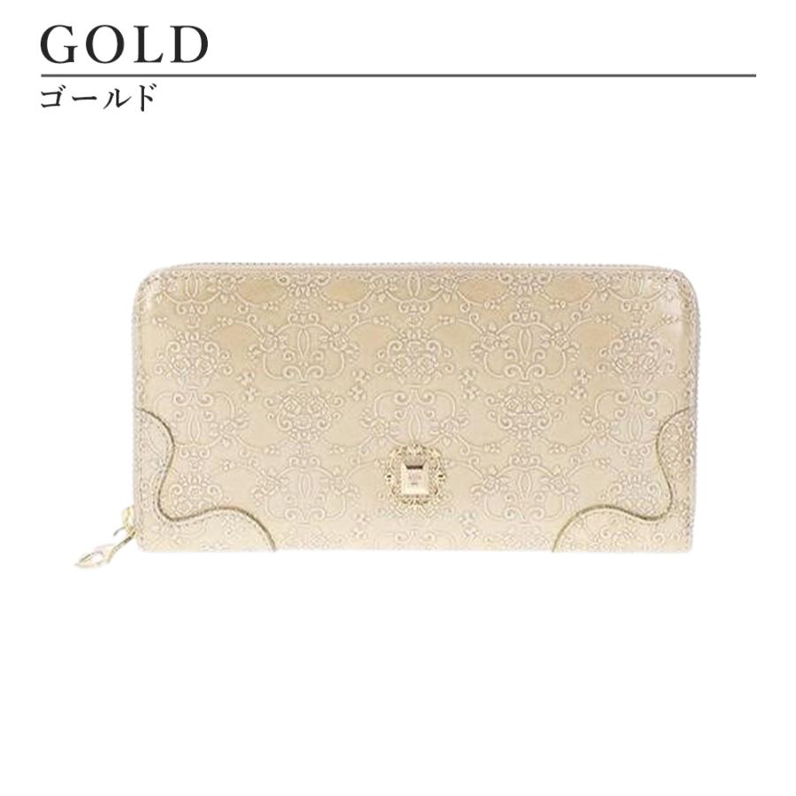 [新品未使用]ANNA SUIがま口長財布ルーミー グリーン アナスイ ANNA SUI ルーミー ラウンドファスナー長財布 （財布・コイン