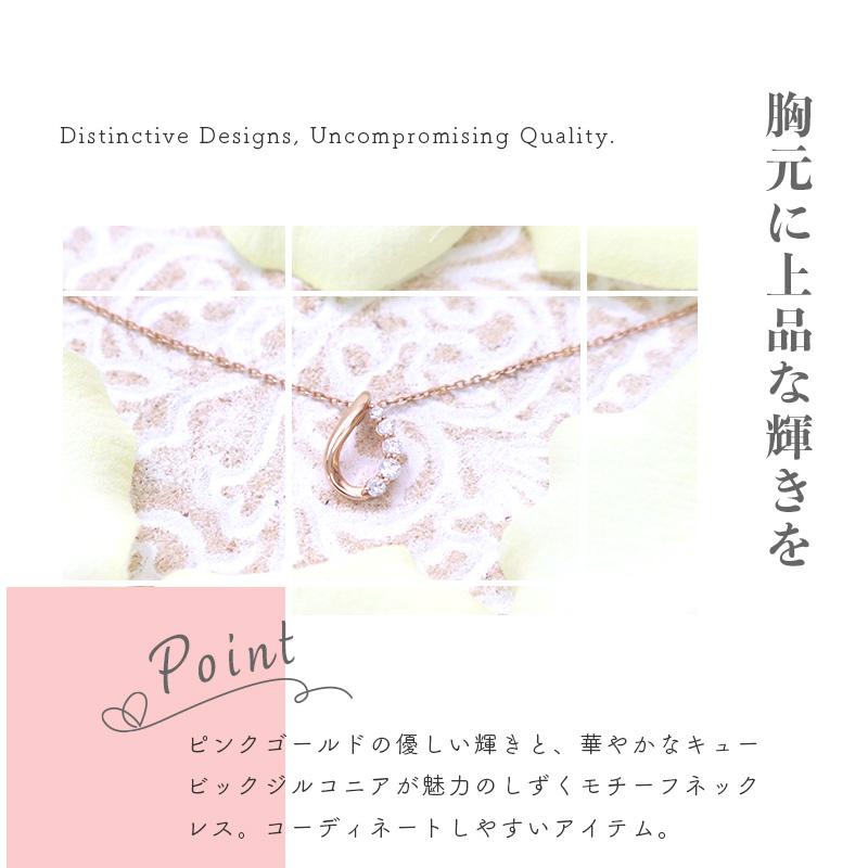リボン済＆紙袋 4℃ ネックレス カナル ヨンドシー 正規品 ペンダント canal レディース ドロップモチーフ 4ドシー_5